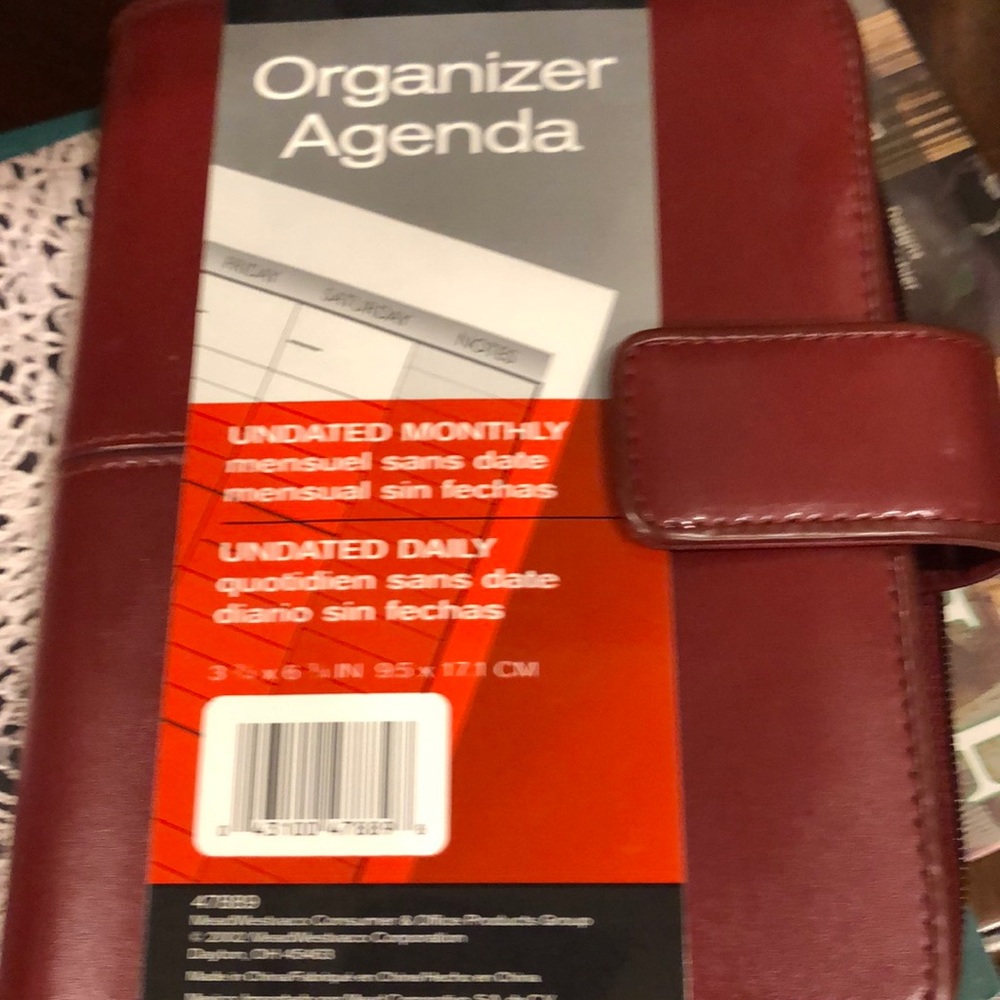 Organizing Agenda